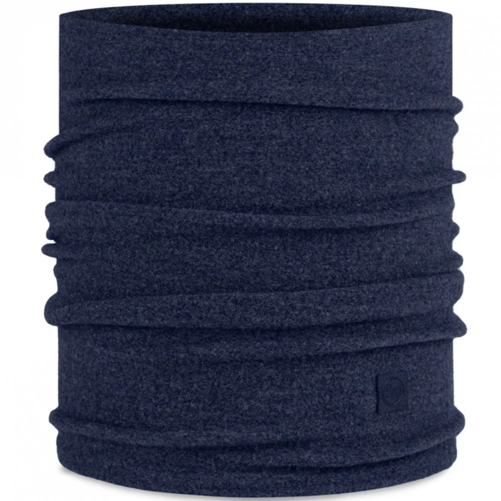 Buff Merino Fleece Neck Warmer Navy